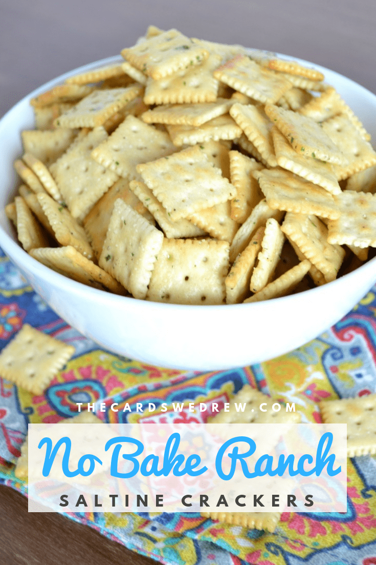 No Bake Ranch Saltine Crackers