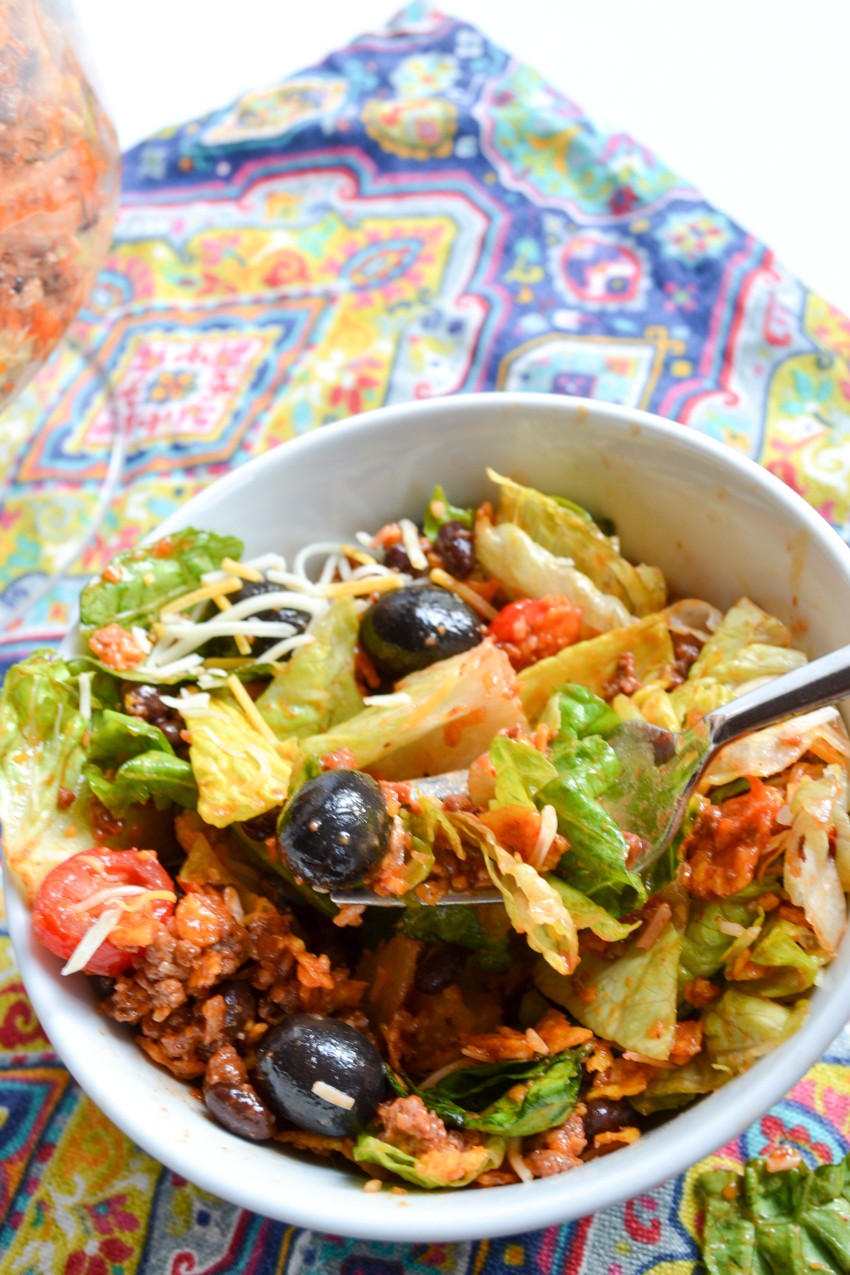taco salad with french dressing