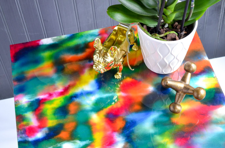 Glaze Coat Project: Watercolor Side Table
