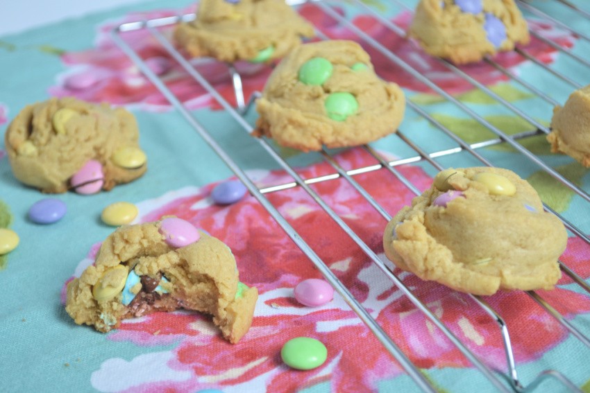 chewy M&M Cookies