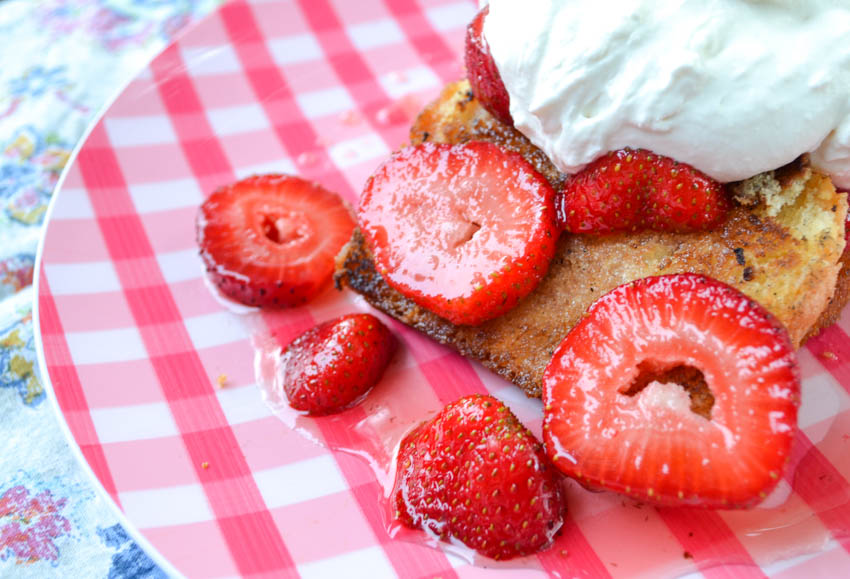 Grilled Strawberry Shortcake