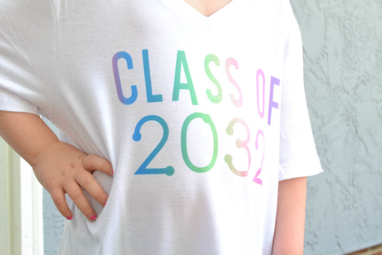 infusible ink back to school shirt