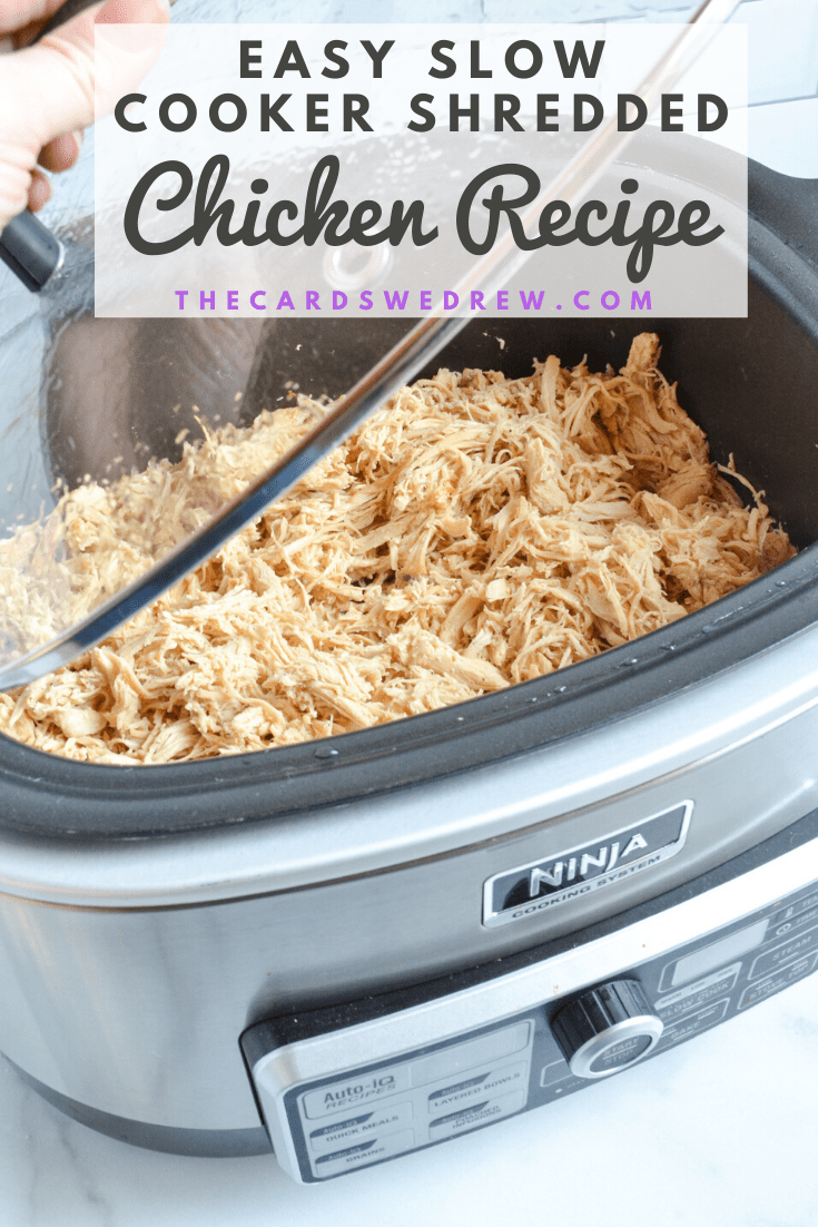 Easy Slow Cooker Shredded Chicken Recipe