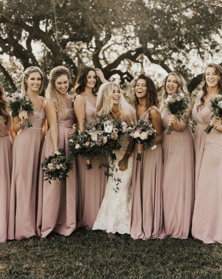 Boho bridesmaid dresses