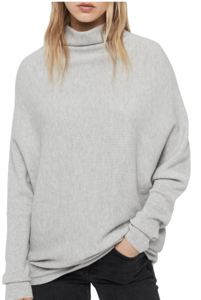 funnel cashmere sweater