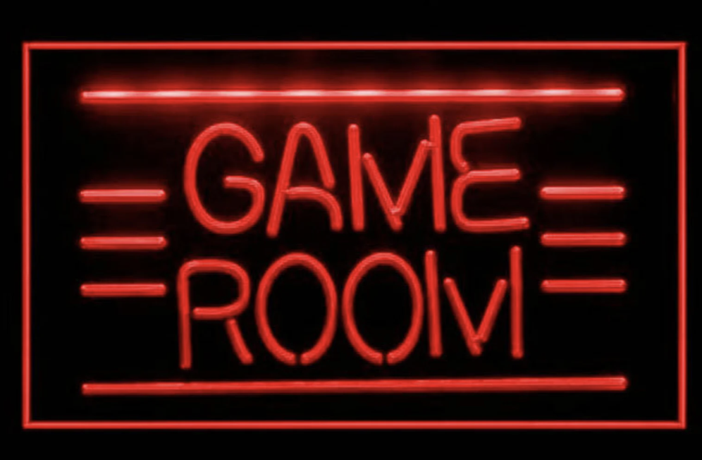 game room sign