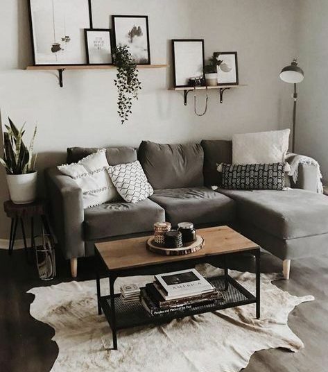 coffee table and couch