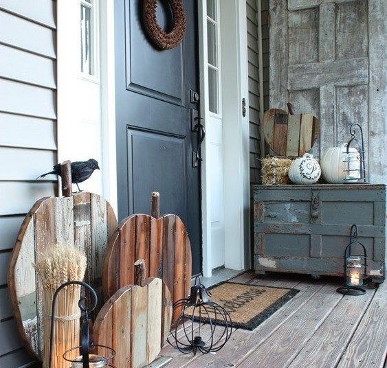 rustic farmhouse porch decor ideas