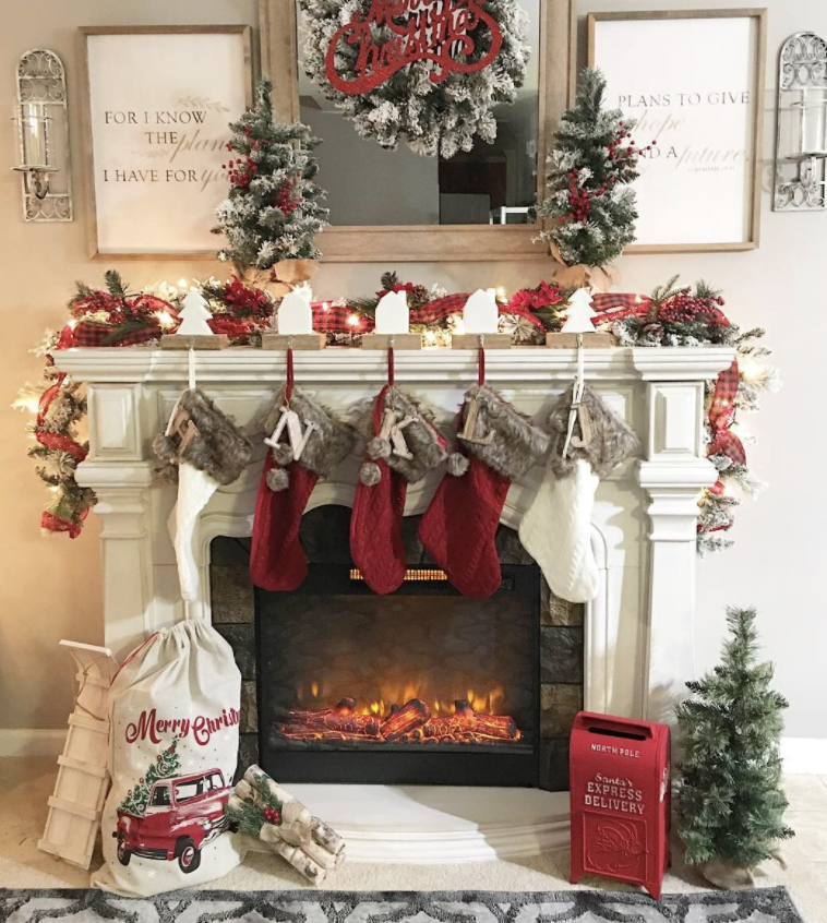 christmas mantel decor ideas