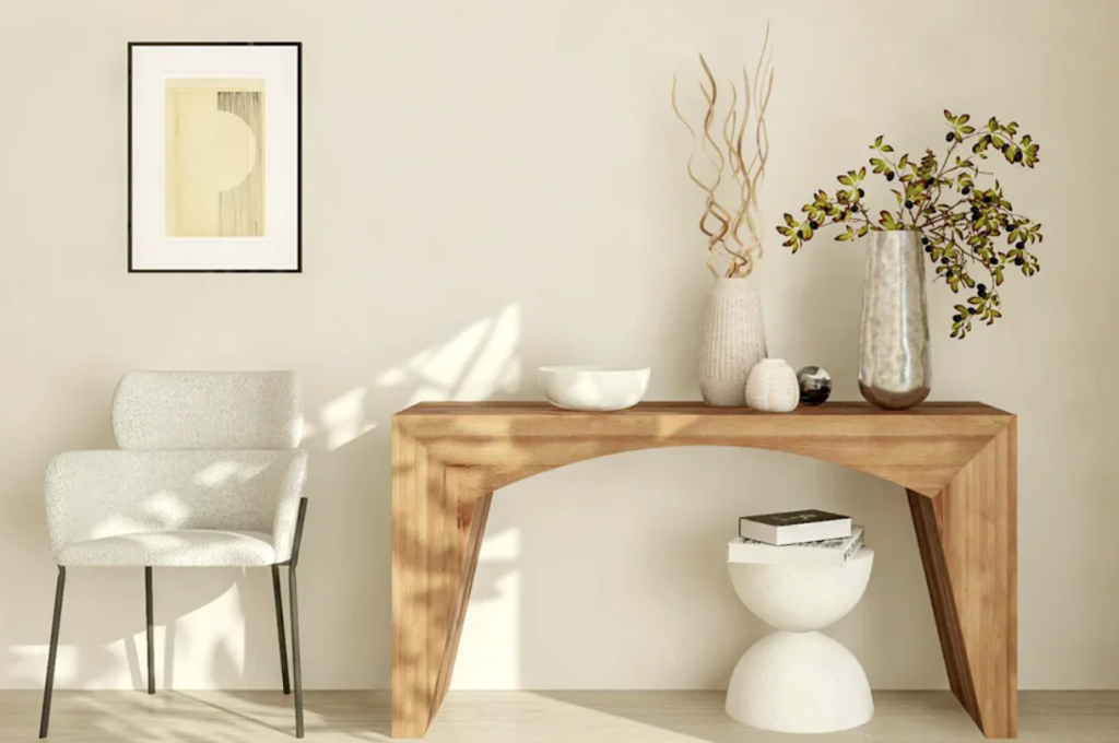 minimalist table