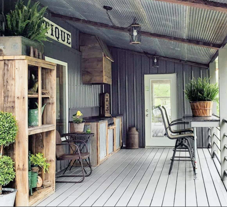 rustic farmhouse porch decor ideas