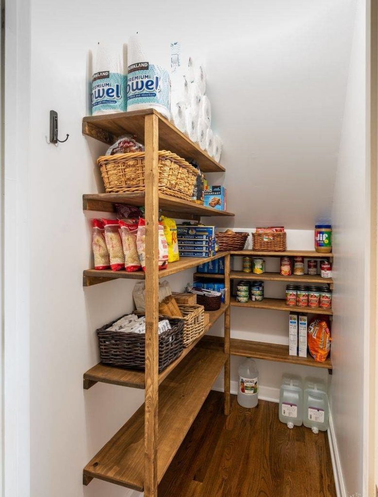 wooden pantry 