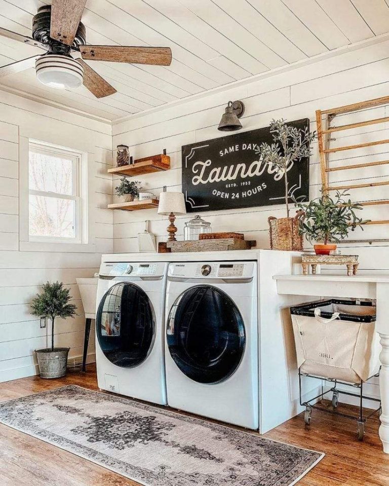 farmhouse laundry room
