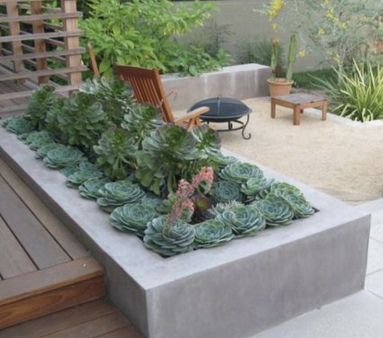 built-in planter box ideas