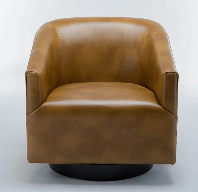 upholstery swivel barrel chair