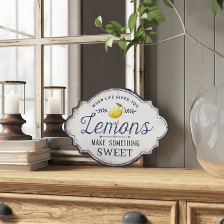 lemon decor for kitchen