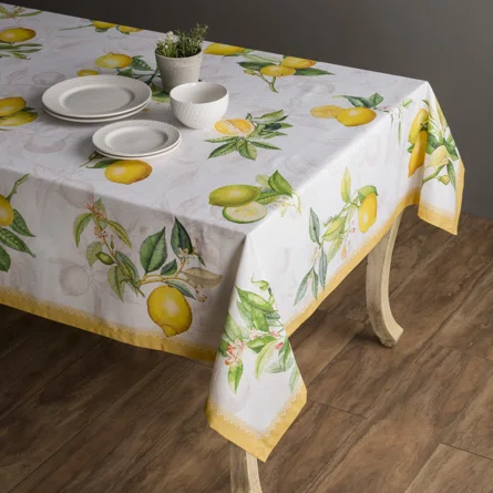lemon tablecloth